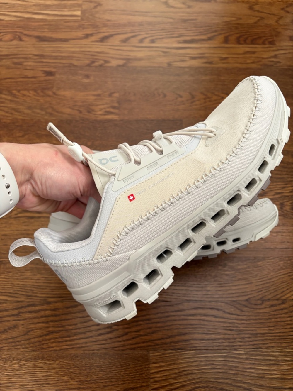 On Running Cloudaway 2 Water Repellent Women's Shoes — Sand/Ice